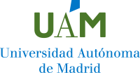Logo de la Universidad Autónoma de Madrid en verde y azul