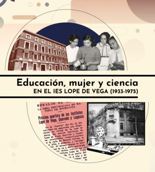 Cartel exposición Educación, mujer y ciencia