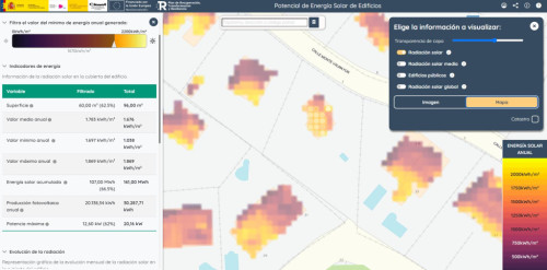Imagen de potencial solar visualizador