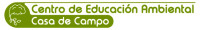 Logo del Centro de educación ambiental de Casa de Campo