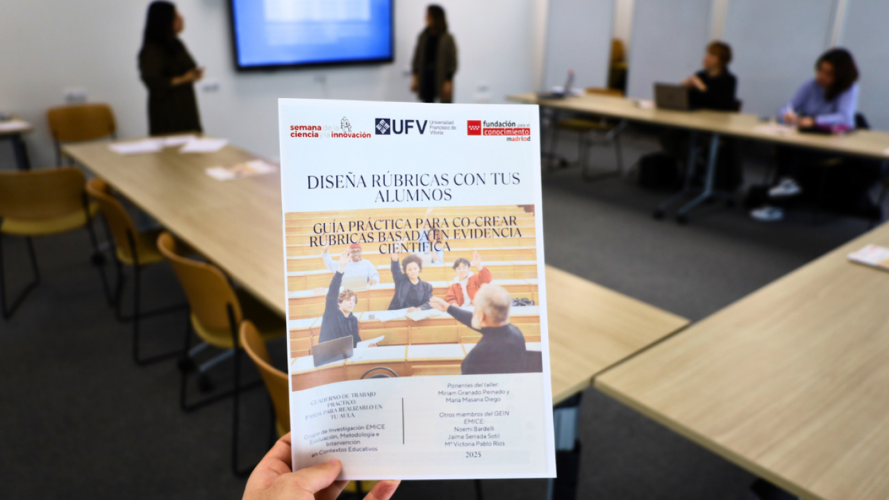Taller práctico para docentes de universidad y secundaria sobre cómo diseñar co-rúbricas con el alumnado. 