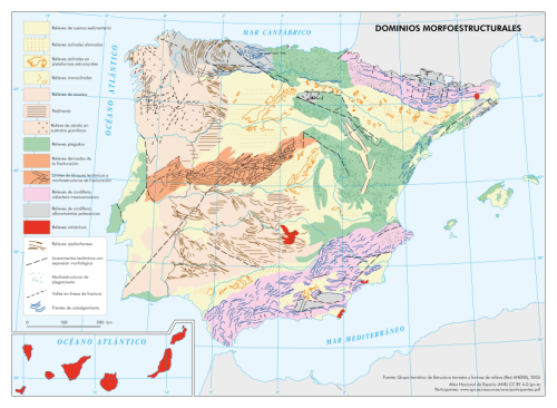 Imagen mapa de Estructura terrestre 