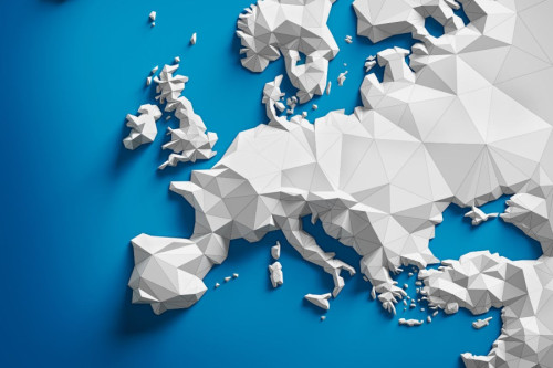 Mapa 3D de Europa