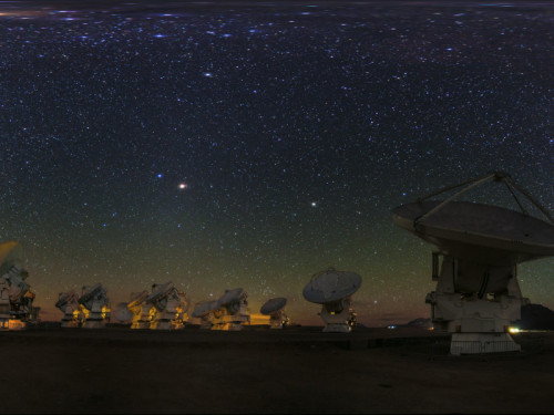 Imagen de la Via Láctea desde el Desierto de Atacama
