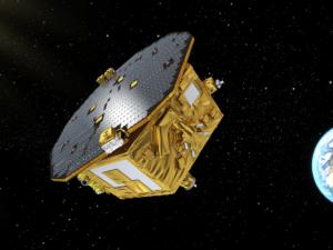 Ilustración de LISA Pathfinder en el espacio. / ESA–C.Carreau
