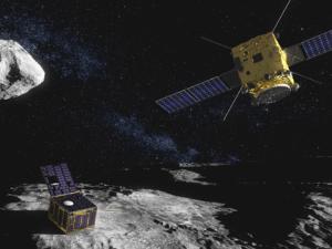 AIM and the lander. / ESA - ScienceOffice.org (ESA)