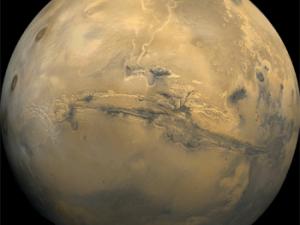 Valle Marineris: El gran cañón de Marte. / NASA
